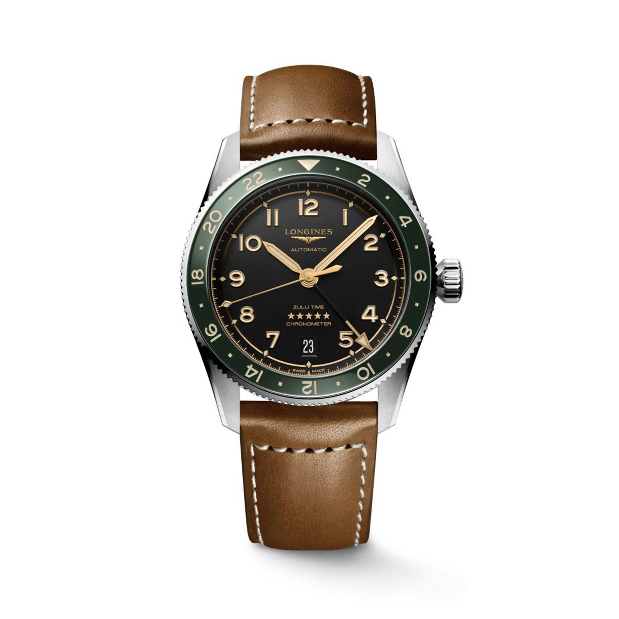 Longines Spirit Zulu Time Automatic GMT 39 mm Stainless Steel Maison Birks